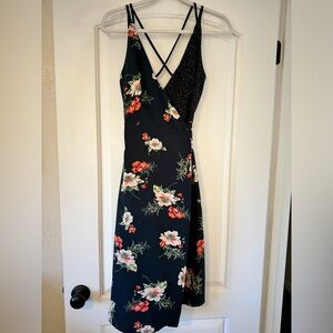 Topshop midi floral wrap dress 💕